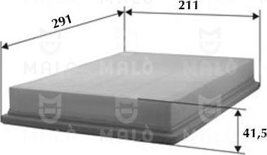 AKRON-MALÒ 1500468 - Воздушный фильтр двигателя abcparts.ee