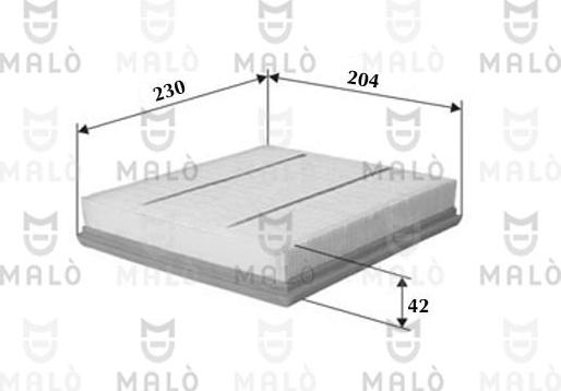 AKRON-MALÒ 1500419 - Воздушный фильтр двигателя abcparts.ee