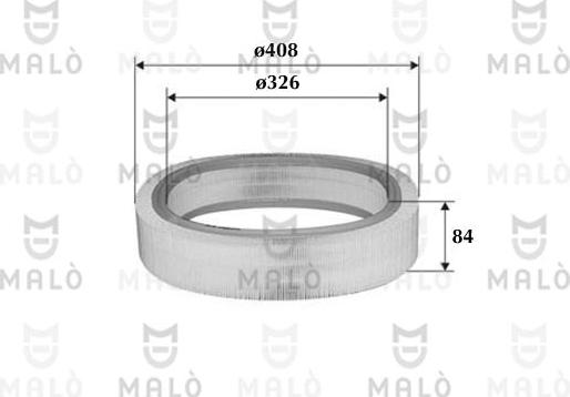 AKRON-MALÒ 1500416 - Воздушный фильтр двигателя abcparts.ee