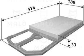 AKRON-MALÒ 1500478 - Воздушный фильтр двигателя abcparts.ee