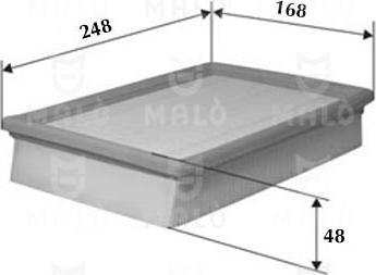 AKRON-MALÒ 1500509 - Воздушный фильтр двигателя abcparts.ee