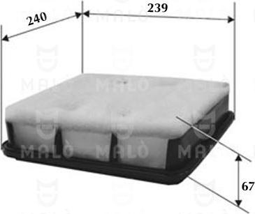 AKRON-MALÒ 1500525 - Воздушный фильтр двигателя abcparts.ee