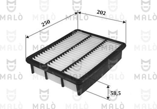 AKRON-MALÒ 1500574 - Воздушный фильтр двигателя abcparts.ee