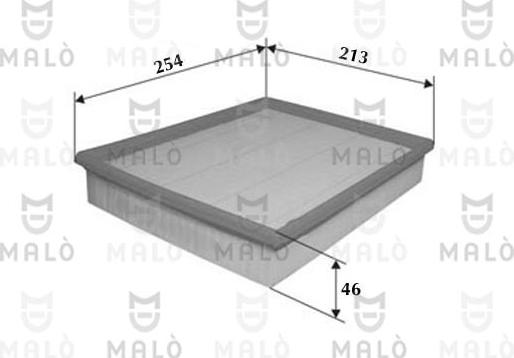 AKRON-MALÒ 1500611 - Воздушный фильтр двигателя abcparts.ee