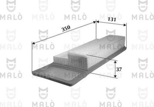 AKRON-MALÒ 1500003 - Воздушный фильтр двигателя abcparts.ee