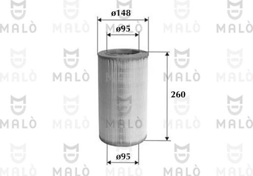 AKRON-MALÒ 1500019 - Воздушный фильтр двигателя abcparts.ee