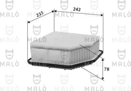 AKRON-MALÒ 1500151 - Воздушный фильтр двигателя abcparts.ee