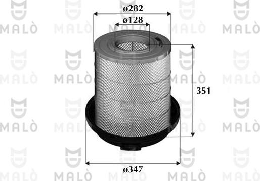 AKRON-MALÒ 1500107 - Õhufilter abcparts.ee