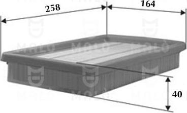 AKRON-MALÒ 1500390 - Воздушный фильтр двигателя abcparts.ee