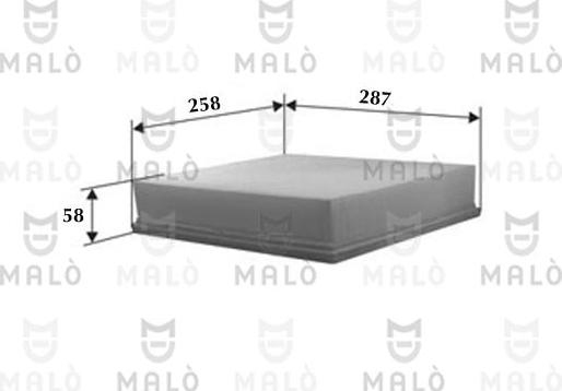 AKRON-MALÒ 1500326 - Õhufilter abcparts.ee