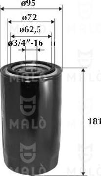 AKRON-MALÒ 1510118 - Масляный фильтр abcparts.ee