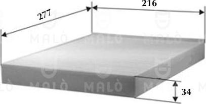 AKRON-MALÒ 1530991 - Фильтр воздуха в салоне abcparts.ee