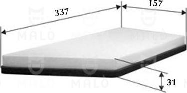 AKRON-MALÒ 1530431 - Фильтр воздуха в салоне abcparts.ee