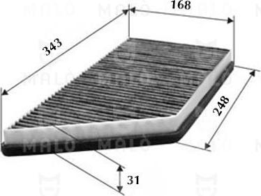AKRON-MALÒ 1530432 - Фильтр воздуха в салоне abcparts.ee