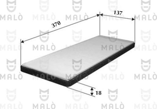 AKRON-MALÒ 1530601 - Фильтр воздуха в салоне abcparts.ee