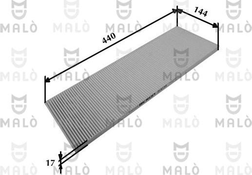 AKRON-MALÒ 1530391 - Фильтр воздуха в салоне abcparts.ee