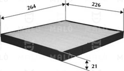 AKRON-MALÒ 1530211 - Фильтр воздуха в салоне abcparts.ee