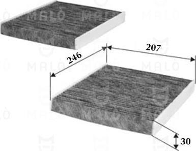 AKRON-MALÒ 1531632 - Фильтр воздуха в салоне abcparts.ee