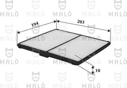 AKRON-MALÒ 1531621 - Фильтр воздуха в салоне abcparts.ee