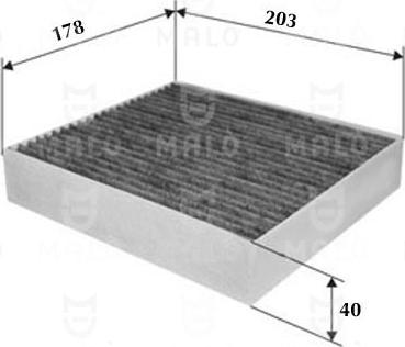 AKRON-MALÒ 1531322 - Фильтр воздуха в салоне abcparts.ee