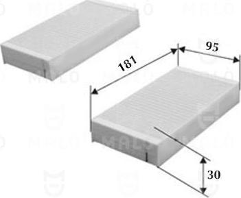 AKRON-MALÒ 1531761 - Фильтр воздуха в салоне abcparts.ee