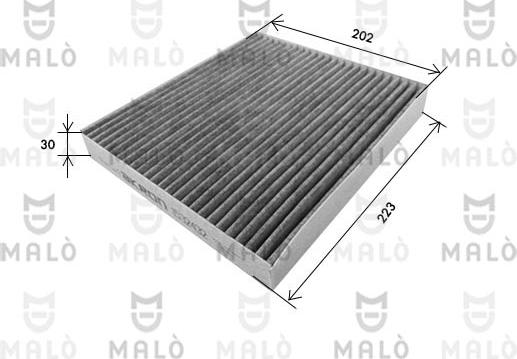 AKRON-MALÒ 1532432 - Фильтр воздуха в салоне abcparts.ee