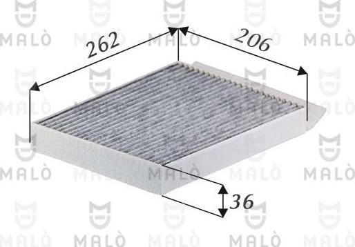 AKRON-MALÒ 1532692 - Фильтр воздуха в салоне abcparts.ee