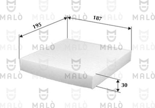 AKRON-MALÒ 1532061 - Фильтр воздуха в салоне abcparts.ee