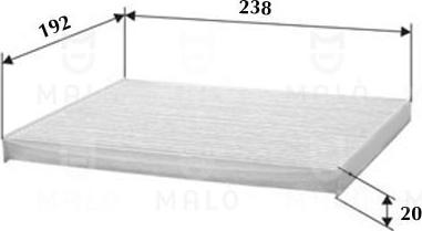 AKRON-MALÒ 1532141 - Фильтр воздуха в салоне abcparts.ee