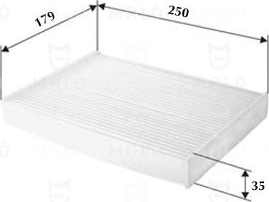 AKRON-MALÒ 1532121 - Фильтр воздуха в салоне abcparts.ee