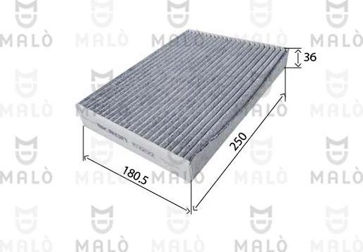 AKRON-MALÒ 1532122 - Фильтр воздуха в салоне abcparts.ee
