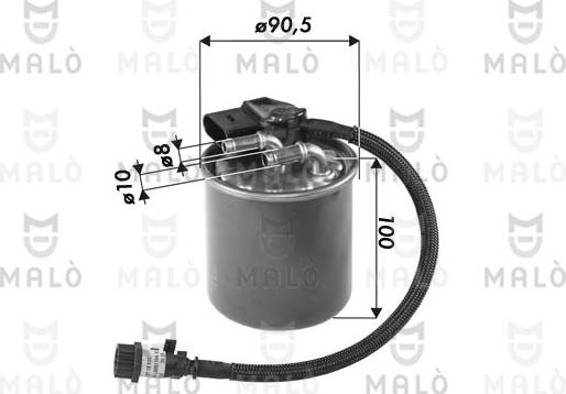 AKRON-MALÒ 1520251 - Топливный фильтр abcparts.ee