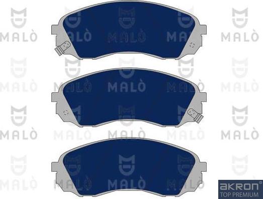 AKRON-MALÒ 1050961 - Тормозные колодки, дисковые, комплект abcparts.ee