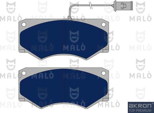 AKRON-MALÒ 1050909 - Тормозные колодки, дисковые, комплект abcparts.ee