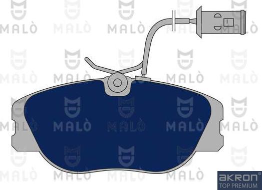 AKRON-MALÒ 1050408 - Тормозные колодки, дисковые, комплект abcparts.ee