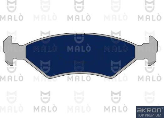 AKRON-MALÒ 1050517 - Тормозные колодки, дисковые, комплект abcparts.ee