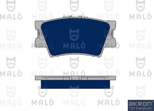 AKRON-MALÒ 1050084 - Тормозные колодки, дисковые, комплект abcparts.ee