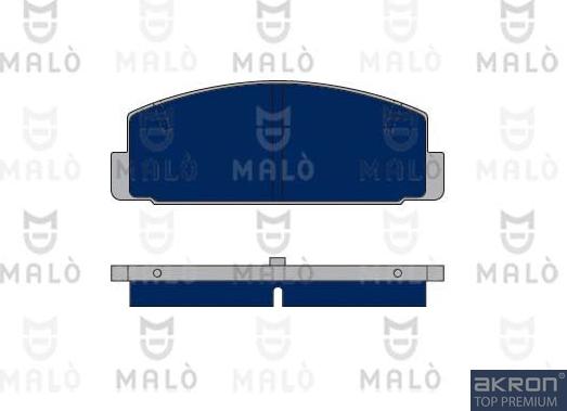 AKRON-MALÒ 1050367 - Тормозные колодки, дисковые, комплект abcparts.ee
