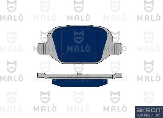 AKRON-MALÒ 1050248 - Тормозные колодки, дисковые, комплект abcparts.ee