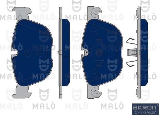 AKRON-MALÒ 1050269 - Тормозные колодки, дисковые, комплект abcparts.ee