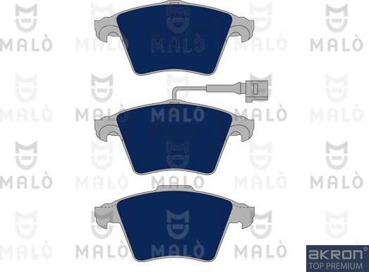 AKRON-MALÒ 1050786 - Тормозные колодки, дисковые, комплект abcparts.ee