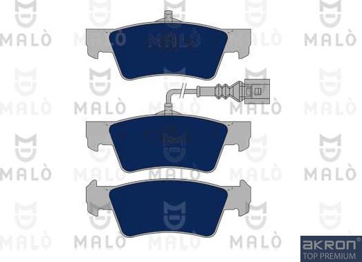 AKRON-MALÒ 1050779 - Тормозные колодки, дисковые, комплект abcparts.ee