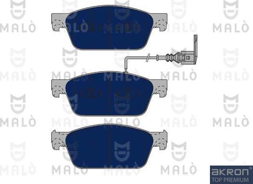 AKRON-MALÒ 1051083 - Тормозные колодки, дисковые, комплект abcparts.ee