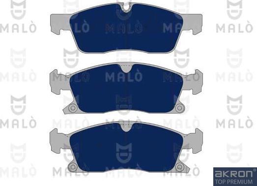 AKRON-MALÒ 1051074 - Тормозные колодки, дисковые, комплект abcparts.ee