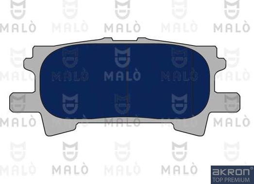 AKRON-MALÒ 1051150 - Тормозные колодки, дисковые, комплект abcparts.ee