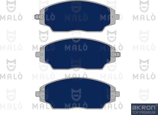 AKRON-MALÒ 1051151 - Тормозные колодки, дисковые, комплект abcparts.ee