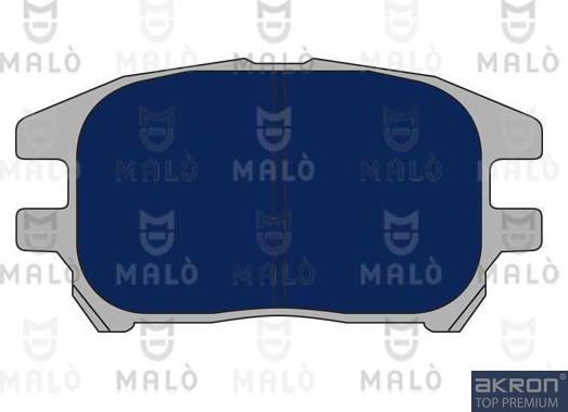 AKRON-MALÒ 1051100 - Тормозные колодки, дисковые, комплект abcparts.ee