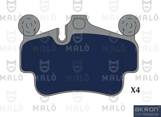 AKRON-MALÒ 1051240 - Тормозные колодки, дисковые, комплект abcparts.ee