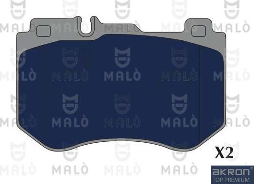 AKRON-MALÒ 1051276 - Тормозные колодки, дисковые, комплект abcparts.ee