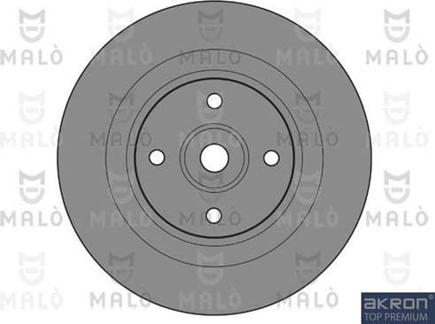 AKRON-MALÒ 1110468 - Тормозной диск abcparts.ee